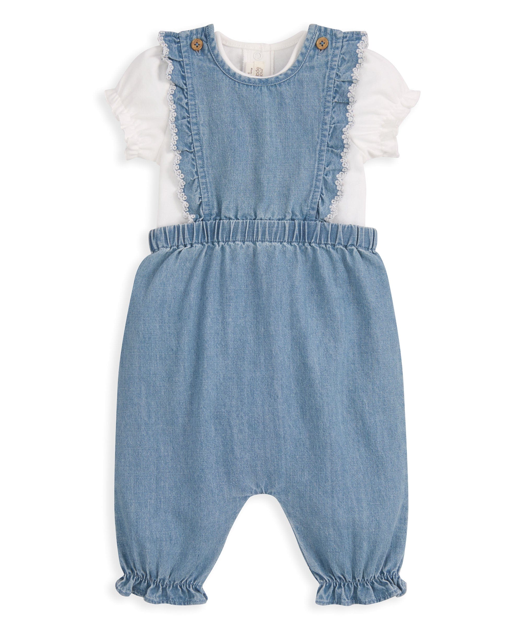 Chambray Dungarees and Bodysuit - Image 4
