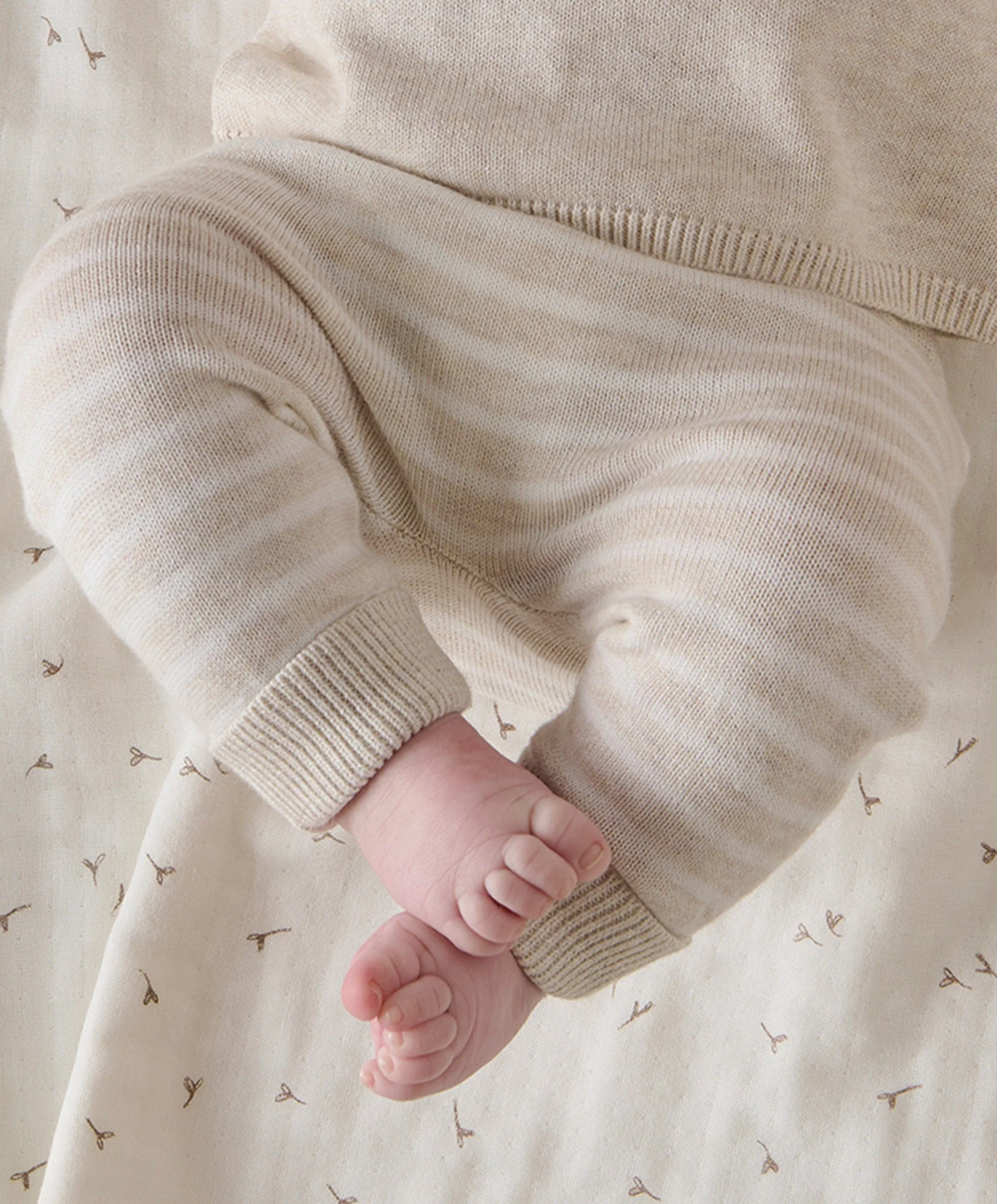 Hello World Knit Set (2 Piece) - Beige - Image 12