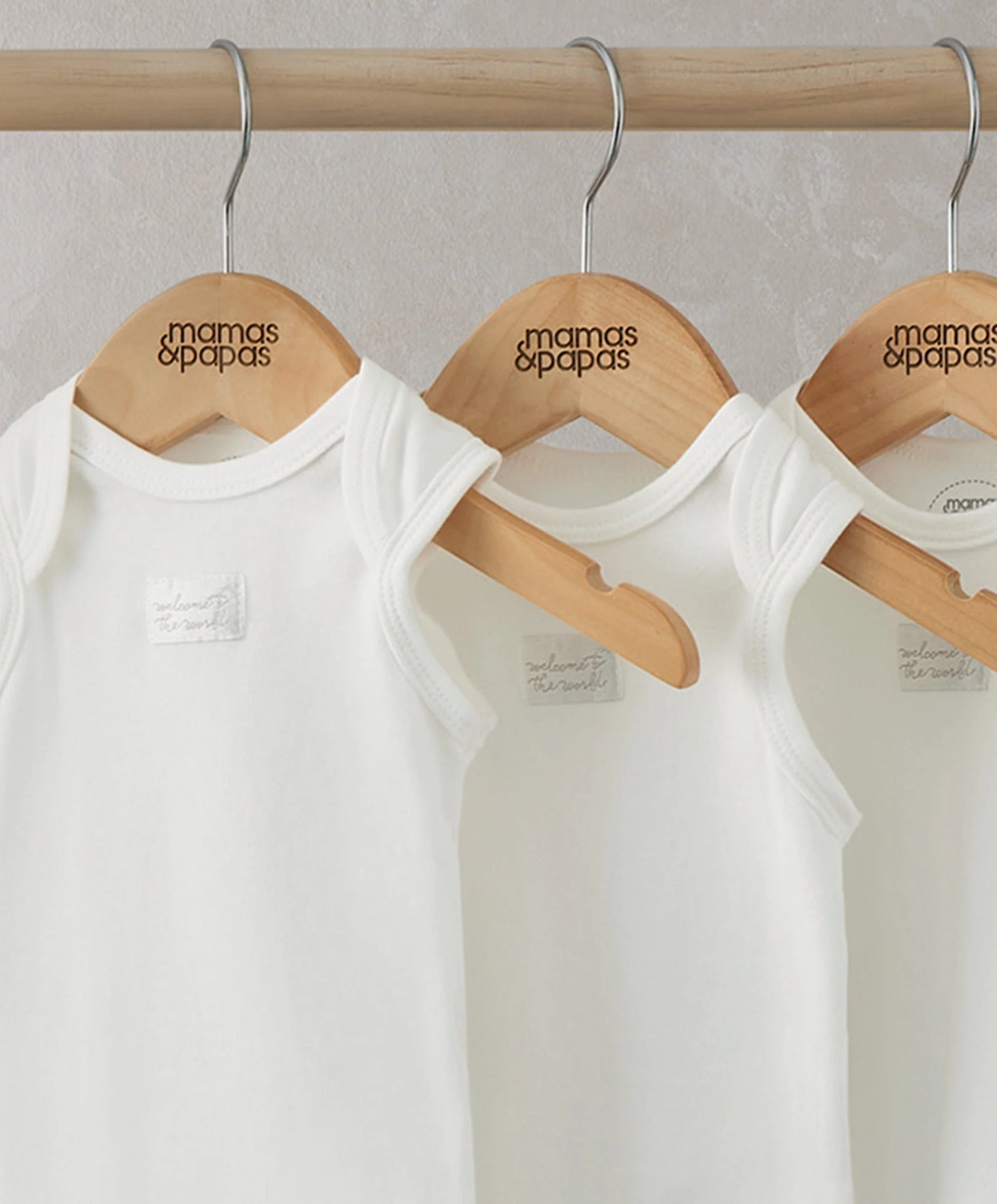 Organic Cotton Sleeveless Bodysuits (5 Pack) - White - Image 5