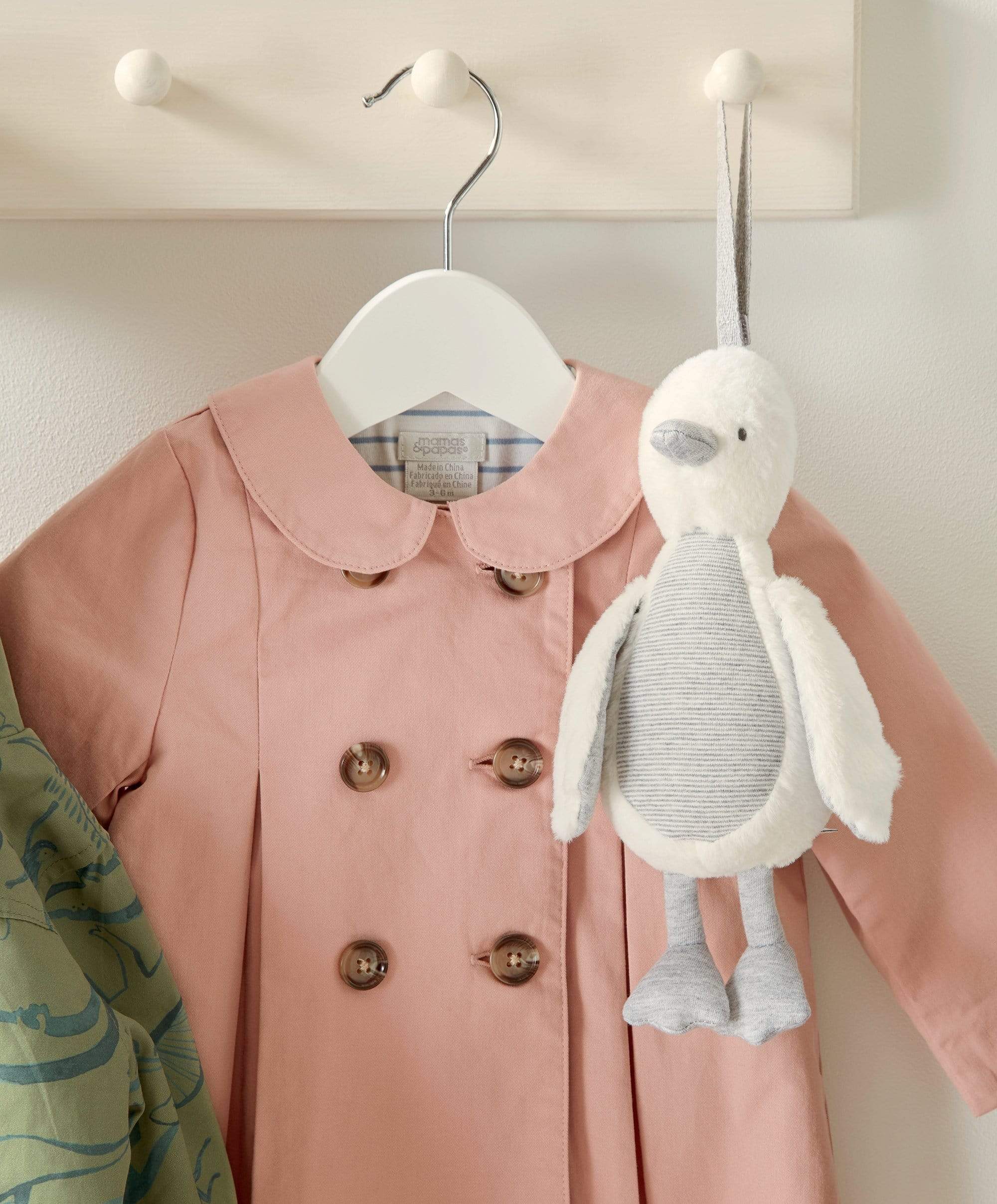 Welcome to the World Chime Duck Travel Toy - Grey - Image 6