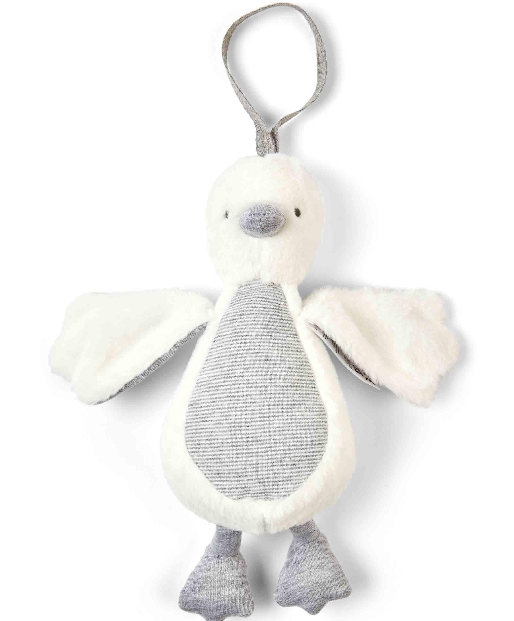 Welcome to the World Chime Duck Travel Toy - Grey - Image 7