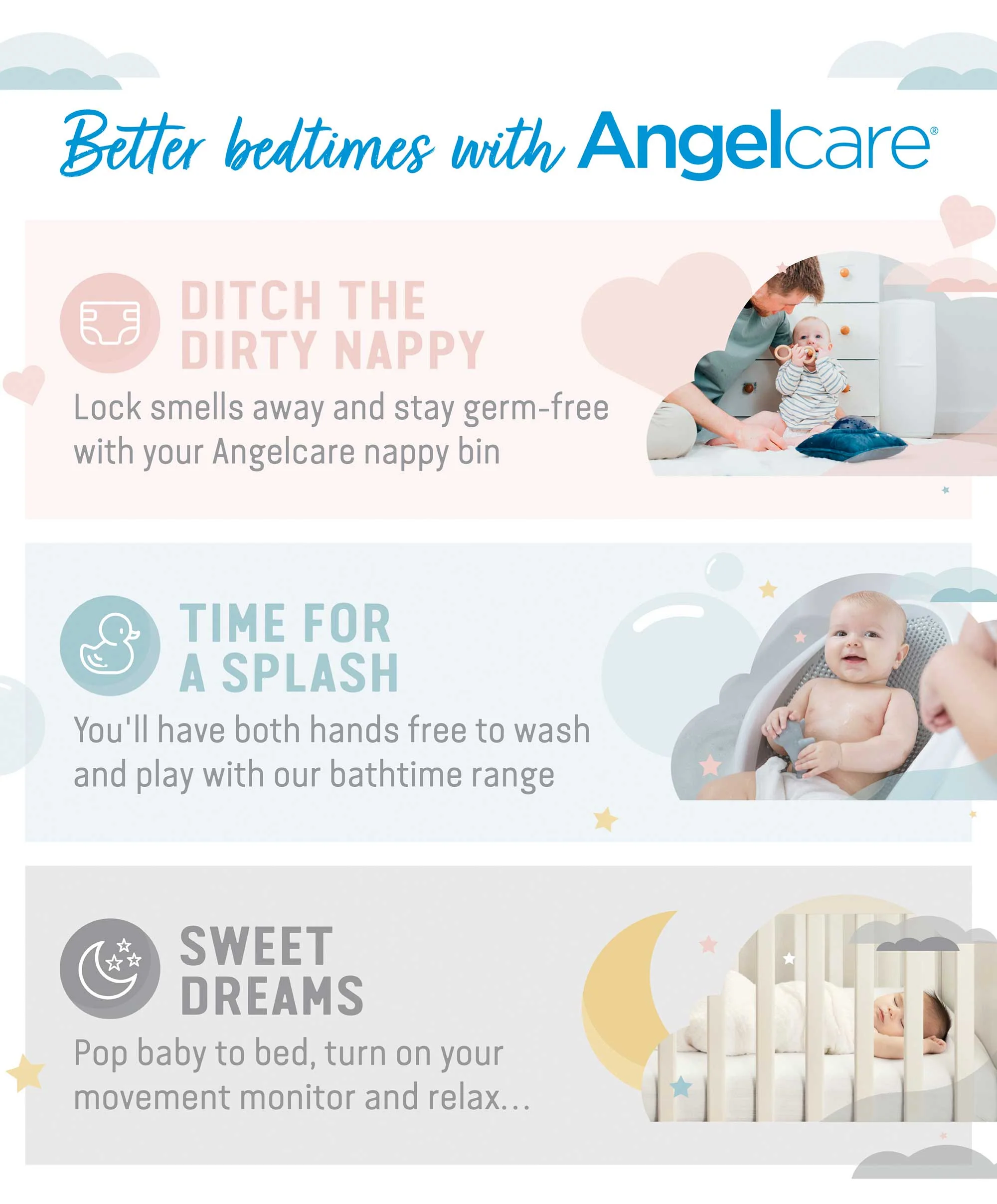 Angelcare Soft Touch Baby Bath Support - Aqua - Image 15