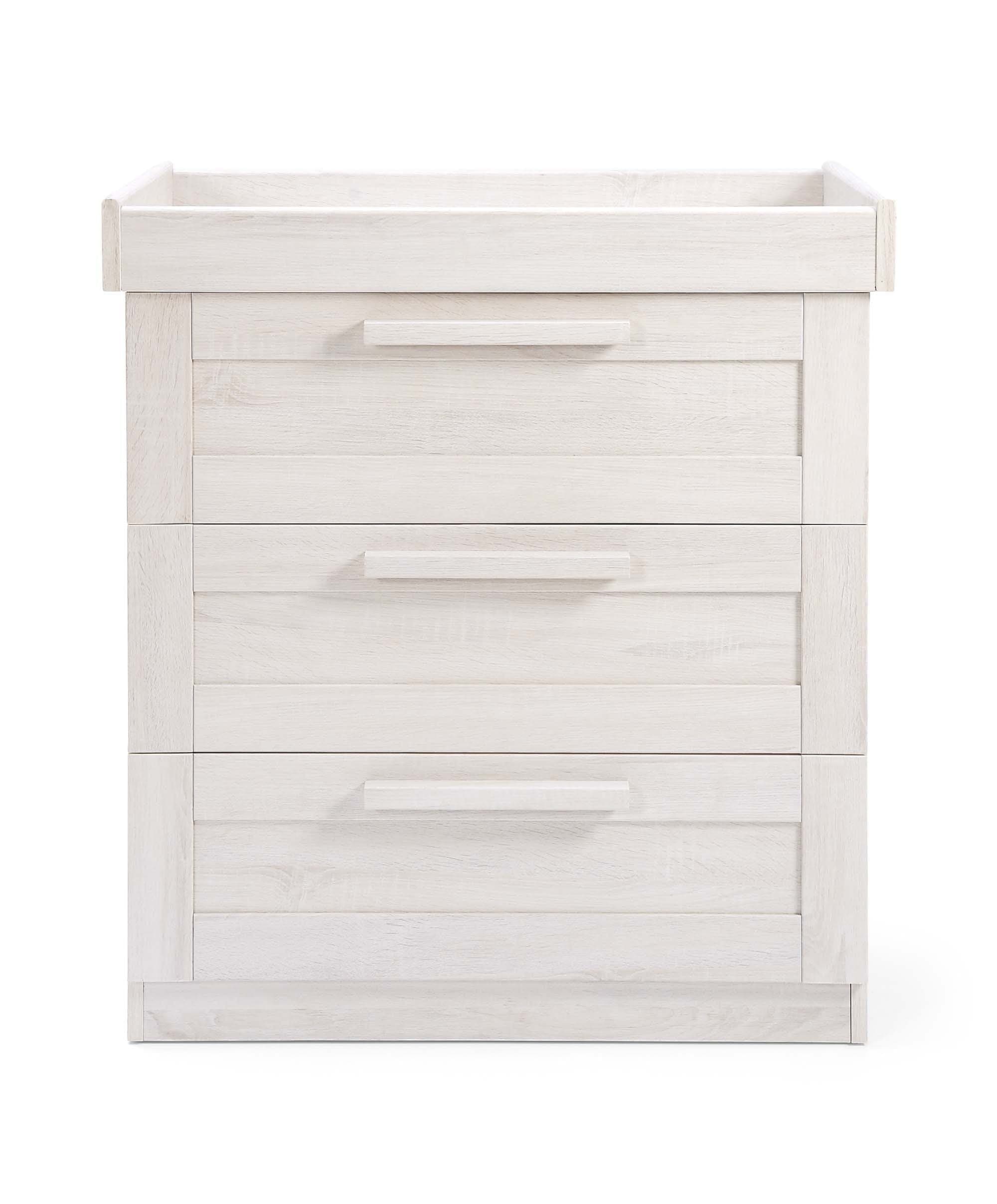 Atlas 3 Drawer Dresser & Changing Unit - Nimbus White - Image 3