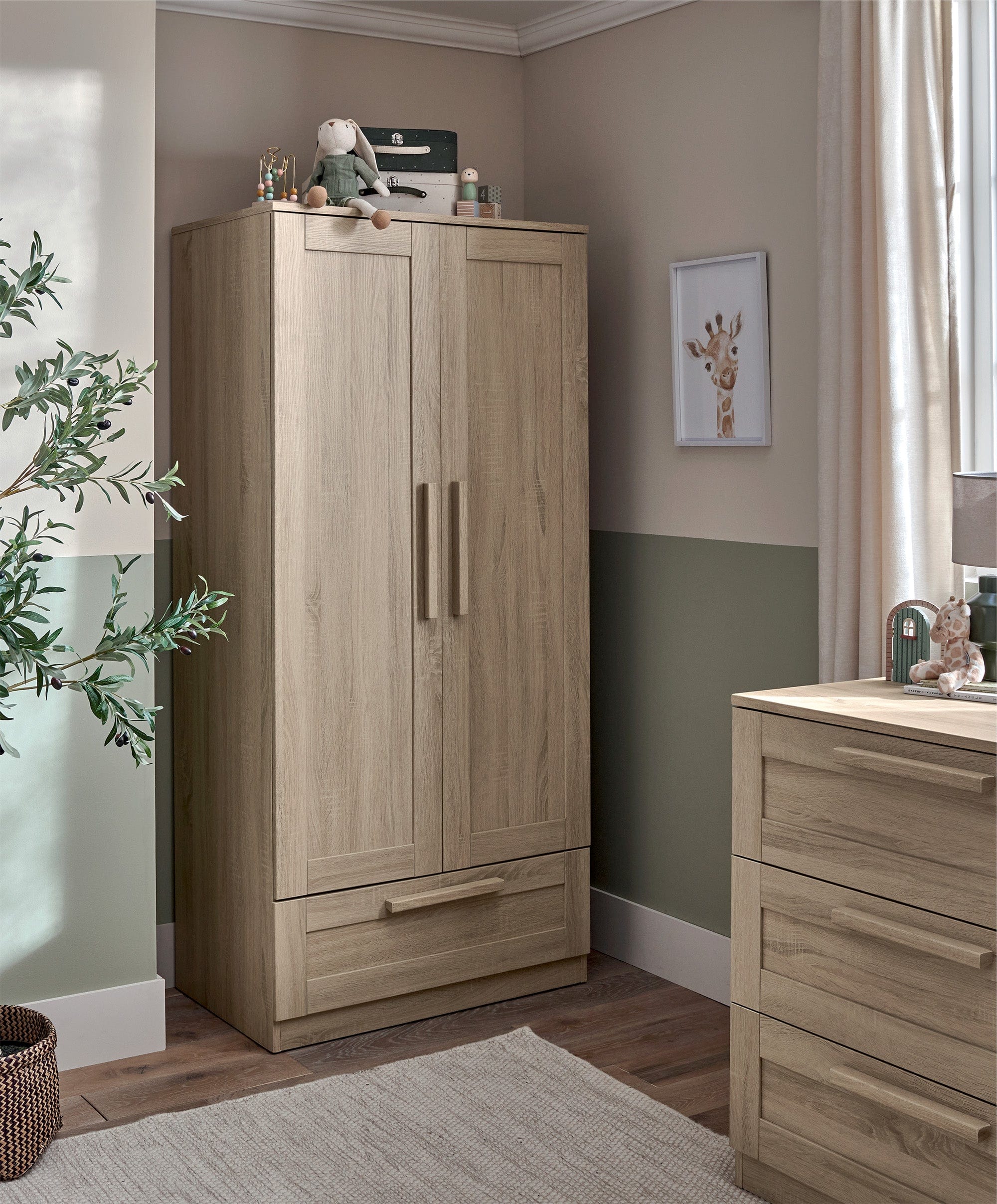 Atlas Wardrobe - Light Oak - Image 6