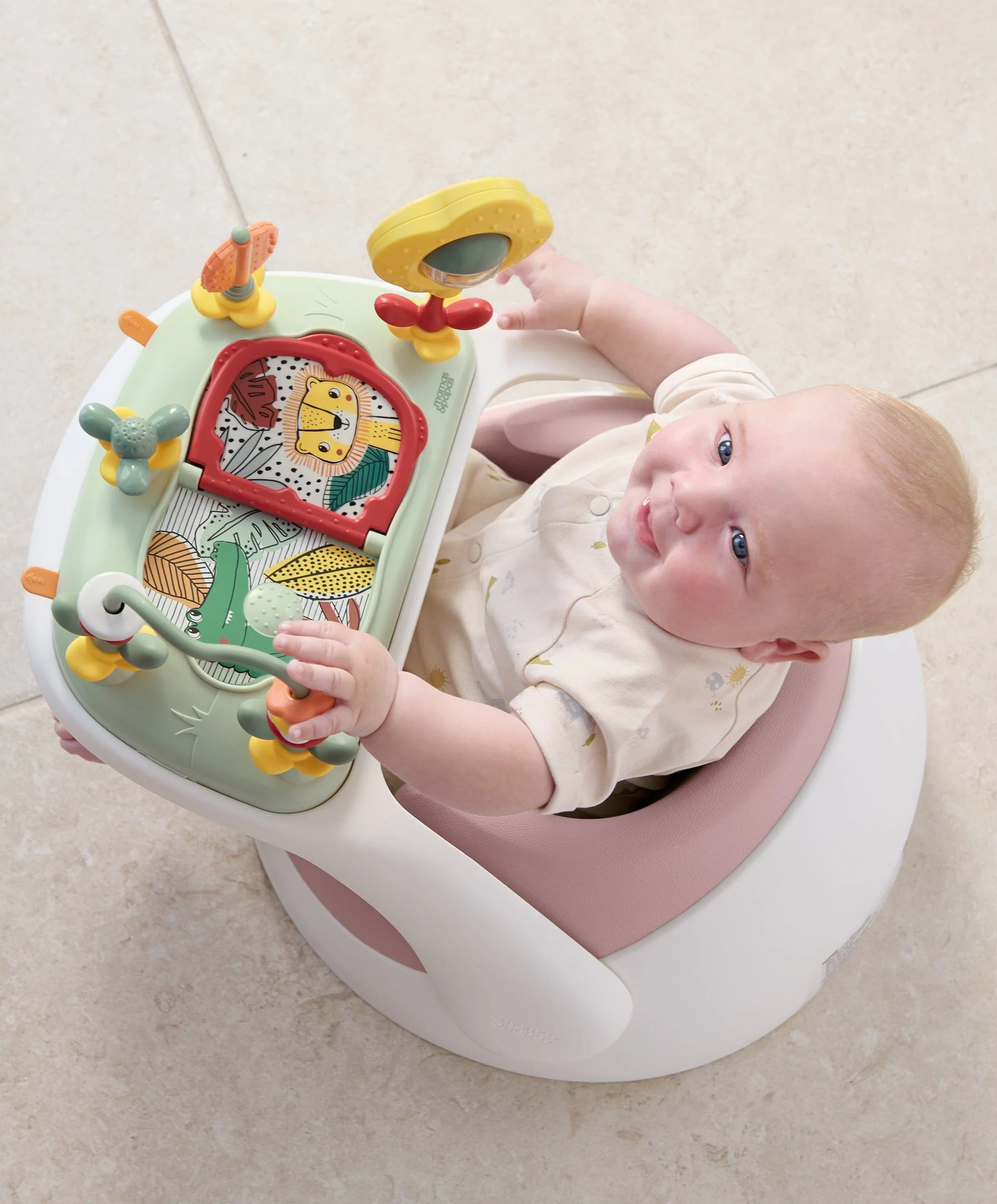 Snug Floor Seat with Activity Tray - Blossom - Image 9