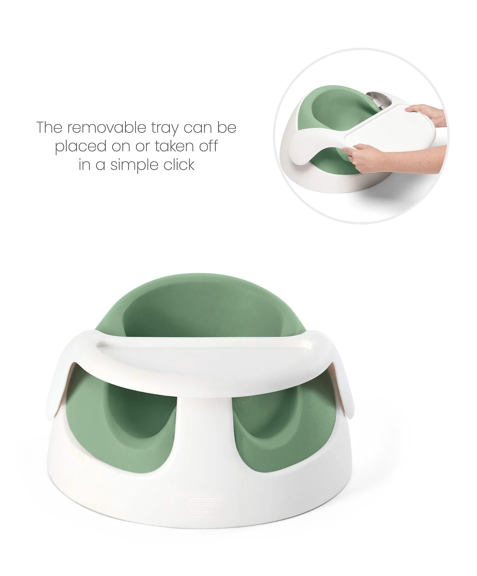 Snug Floor Seat with Activity Tray - Eucalyptus - Image 13