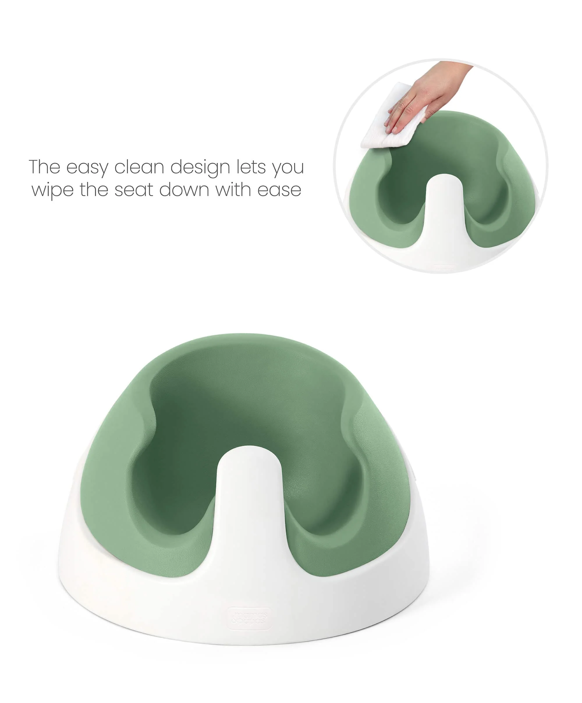 Snug Floor Seat with Activity Tray - Eucalyptus - Image 5