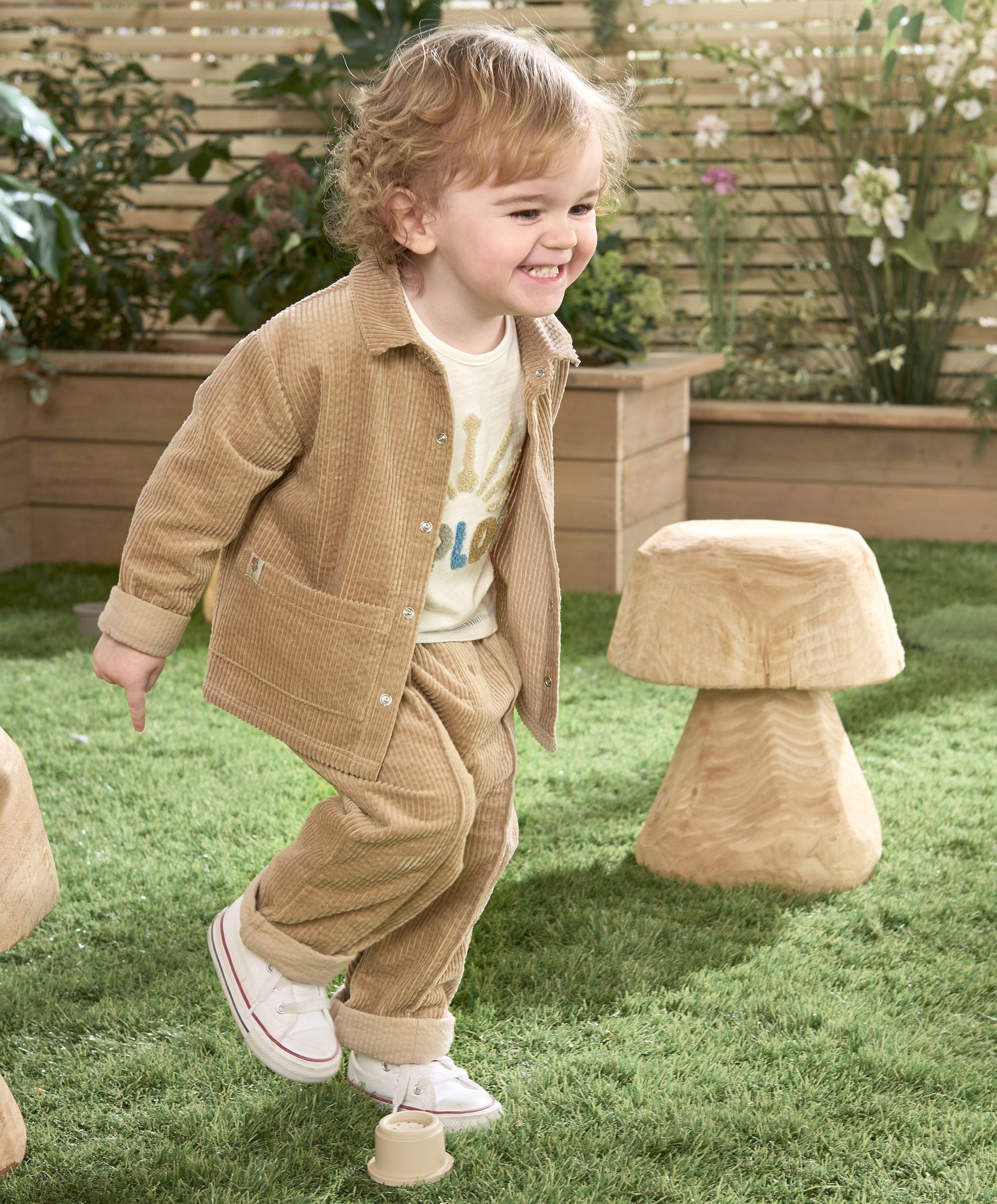 Cord Shacket - Beige - Image 4