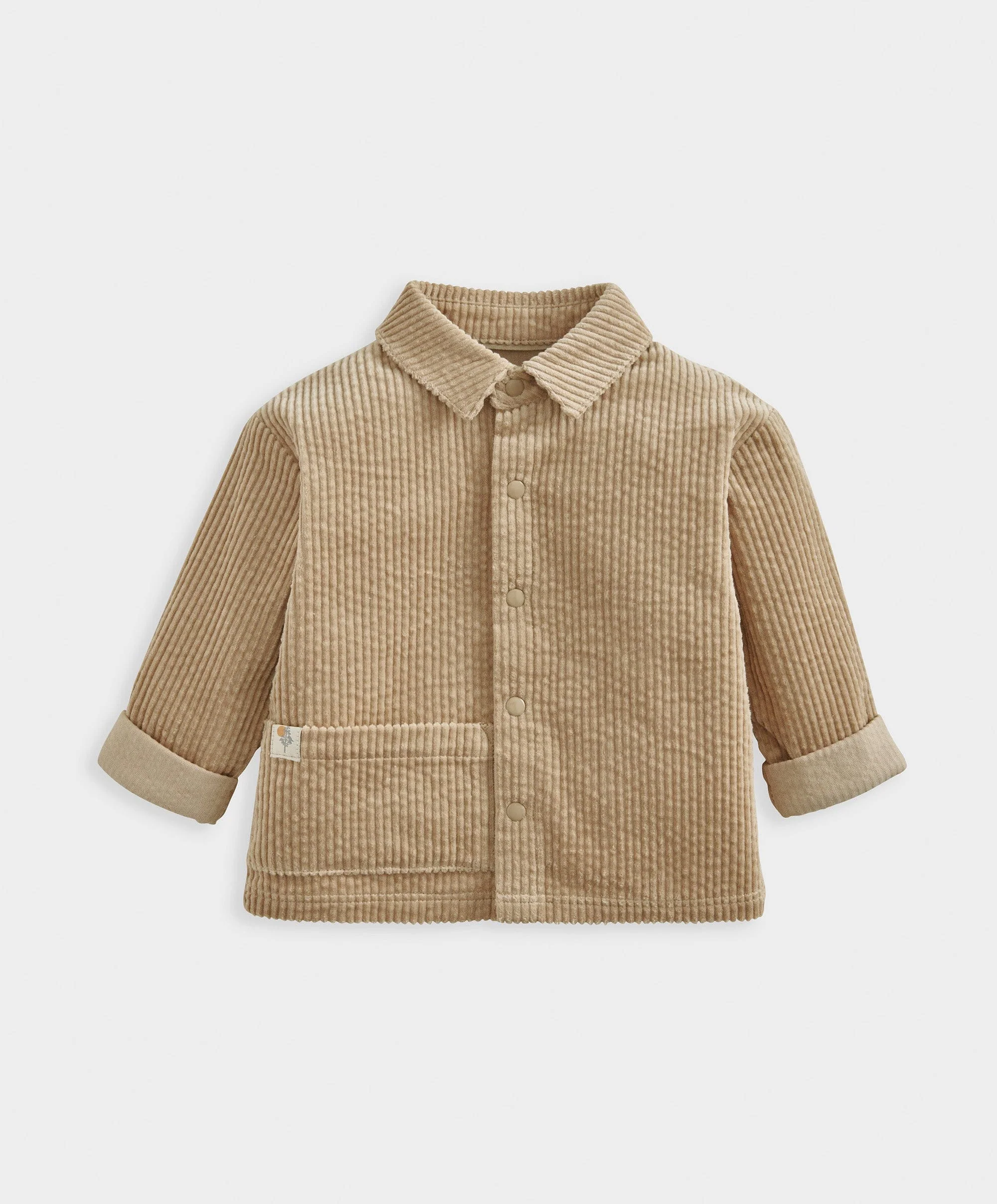 Cord Shacket - Beige - Image 7