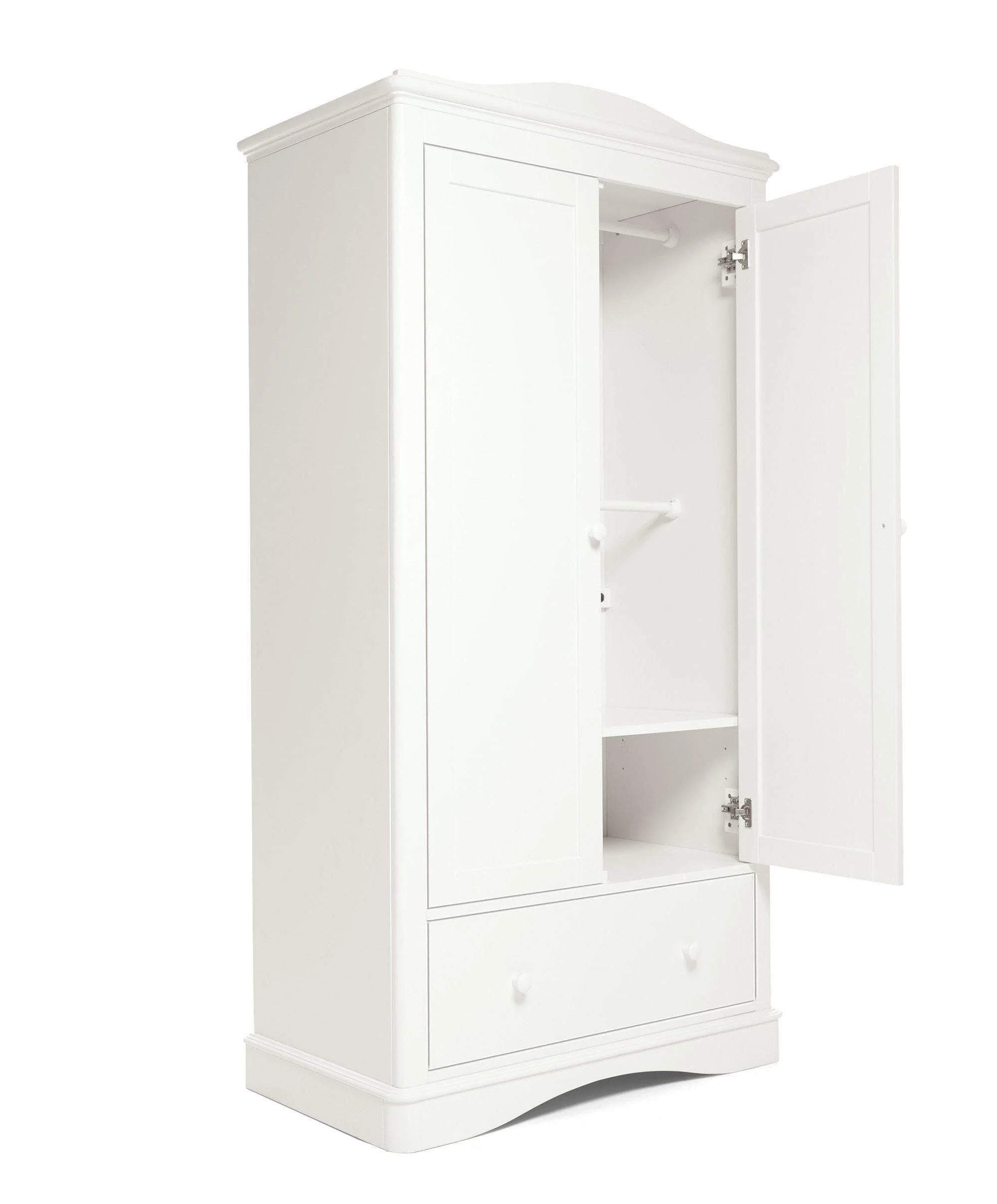 Flyn 3 Piece Cotbed Range with Dresser Changer & Wardrobe - White - Image 29