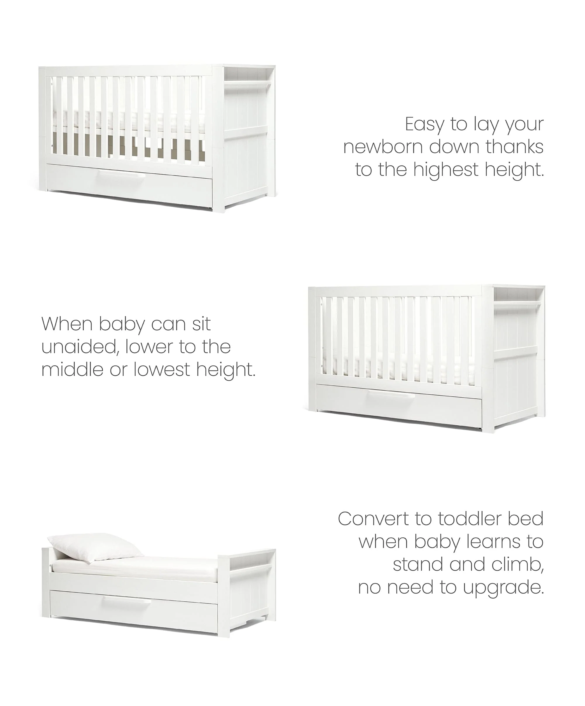 Franklin Cotbed - White Wash - Image 12