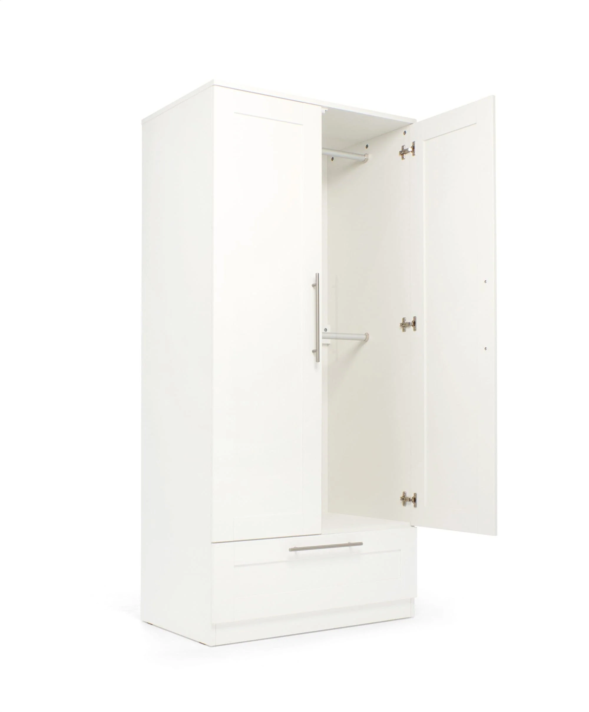 Hampden 3 Piece Cotbed Range with Dresser Changer & Wardrobe - White - Image 12