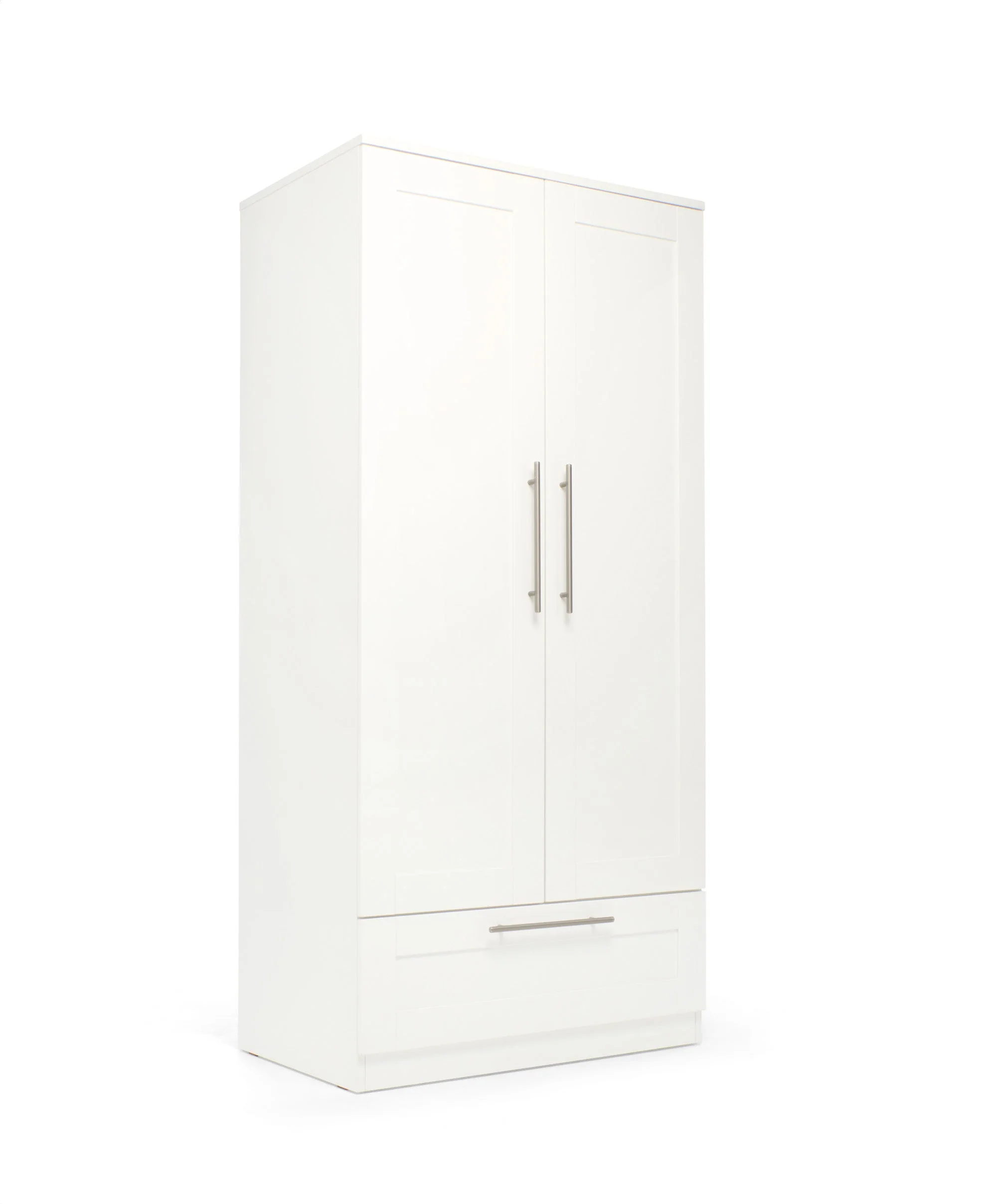 Hampden 3 Piece Cotbed Range with Dresser Changer & Wardrobe - White - Image 24