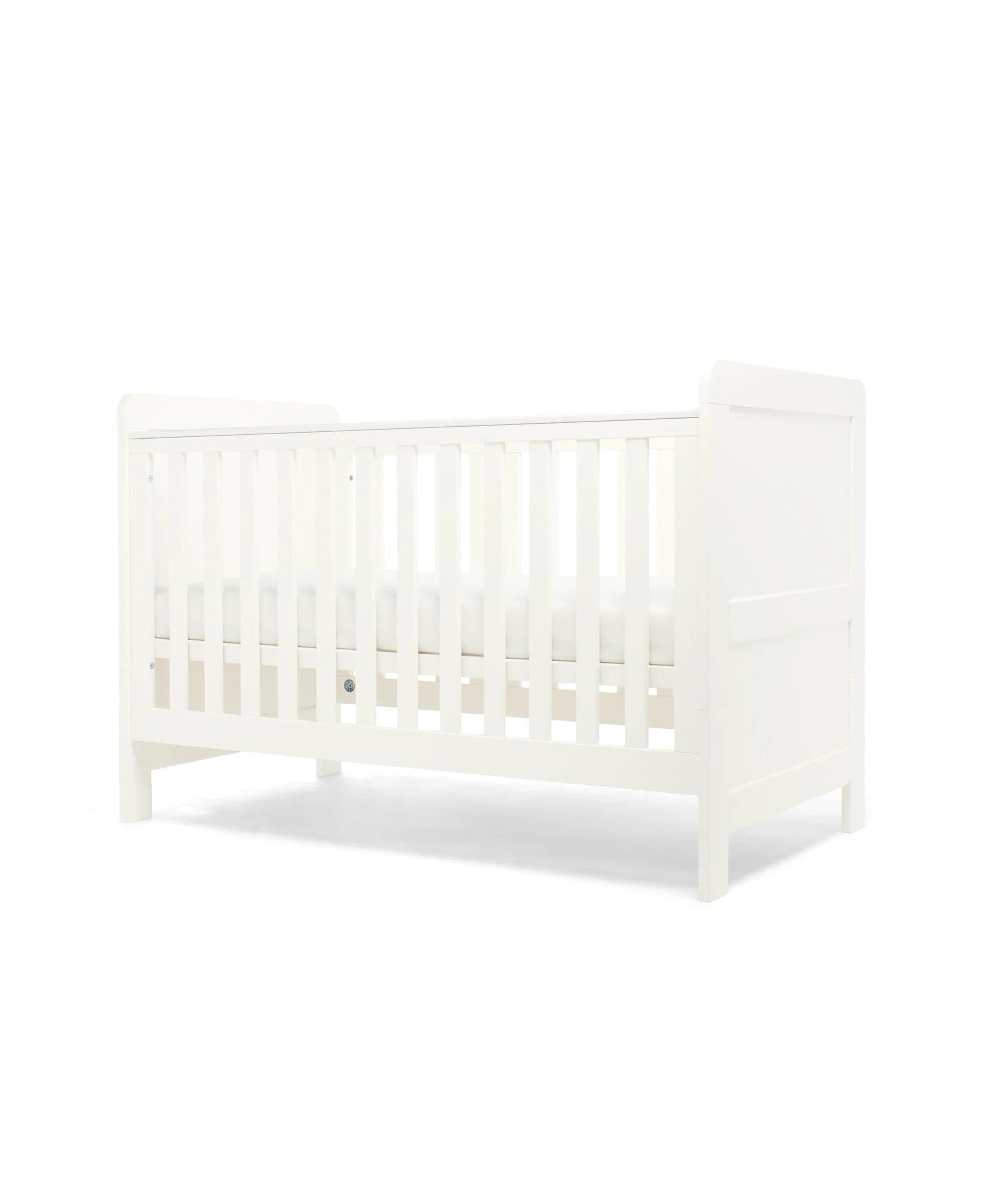 Hampden Nursery Bundle with Lua Bedside Crib (6 Piece) – White - Image 3