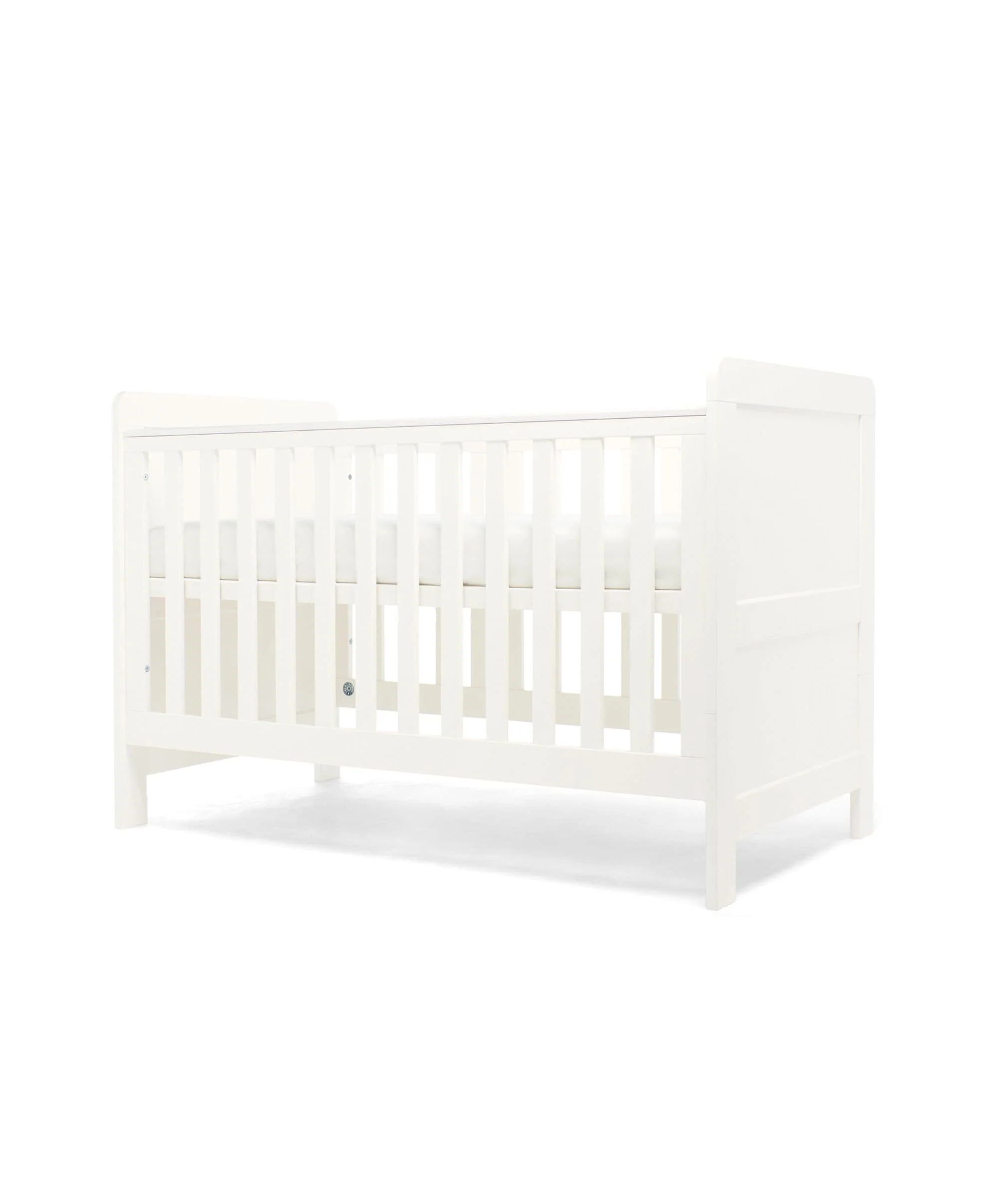 Hampden Nursery Bundle with Lua Bedside Crib (6 Piece) – White - Image 4
