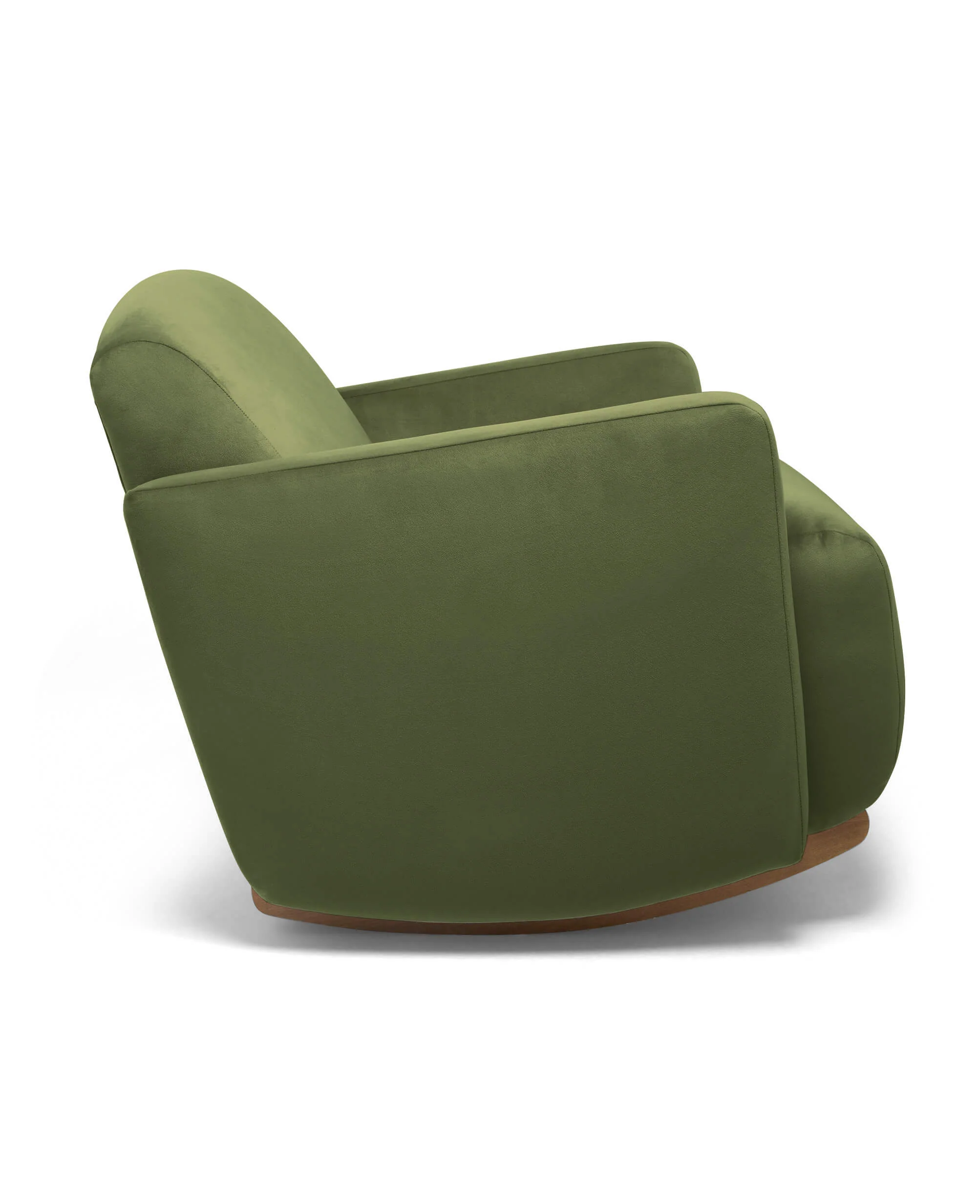 Royton Nursing Chair - Olive Velvet - Image 3