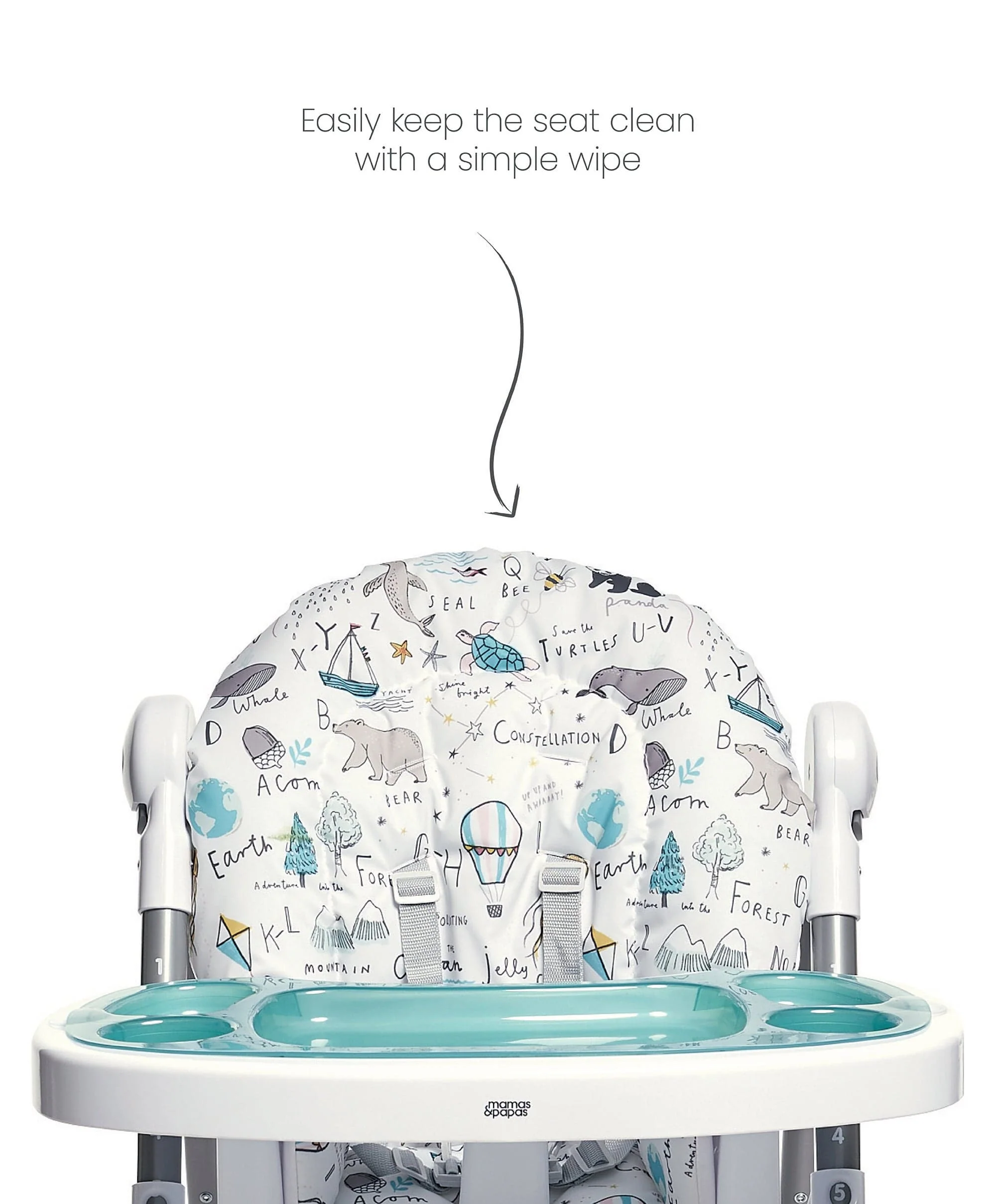 Snax Highchair - Happy Planet - Image 16