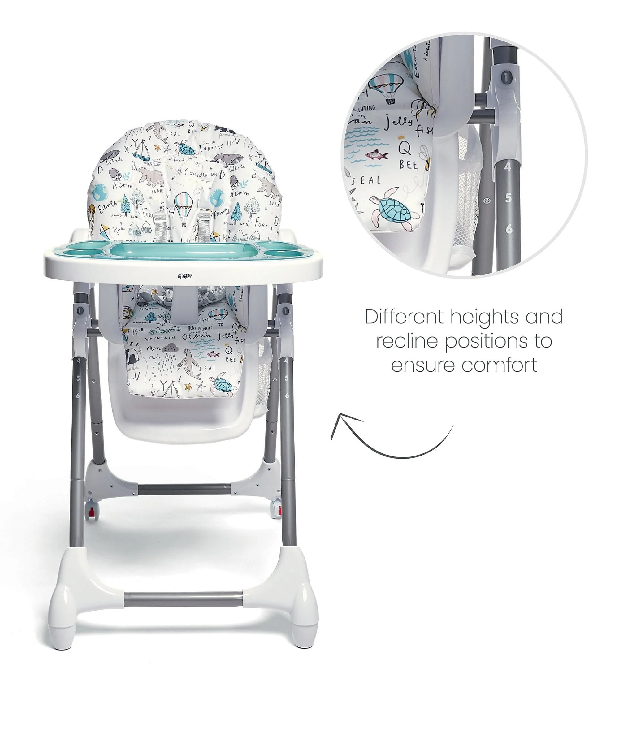 Snax Highchair - Happy Planet - Image 18