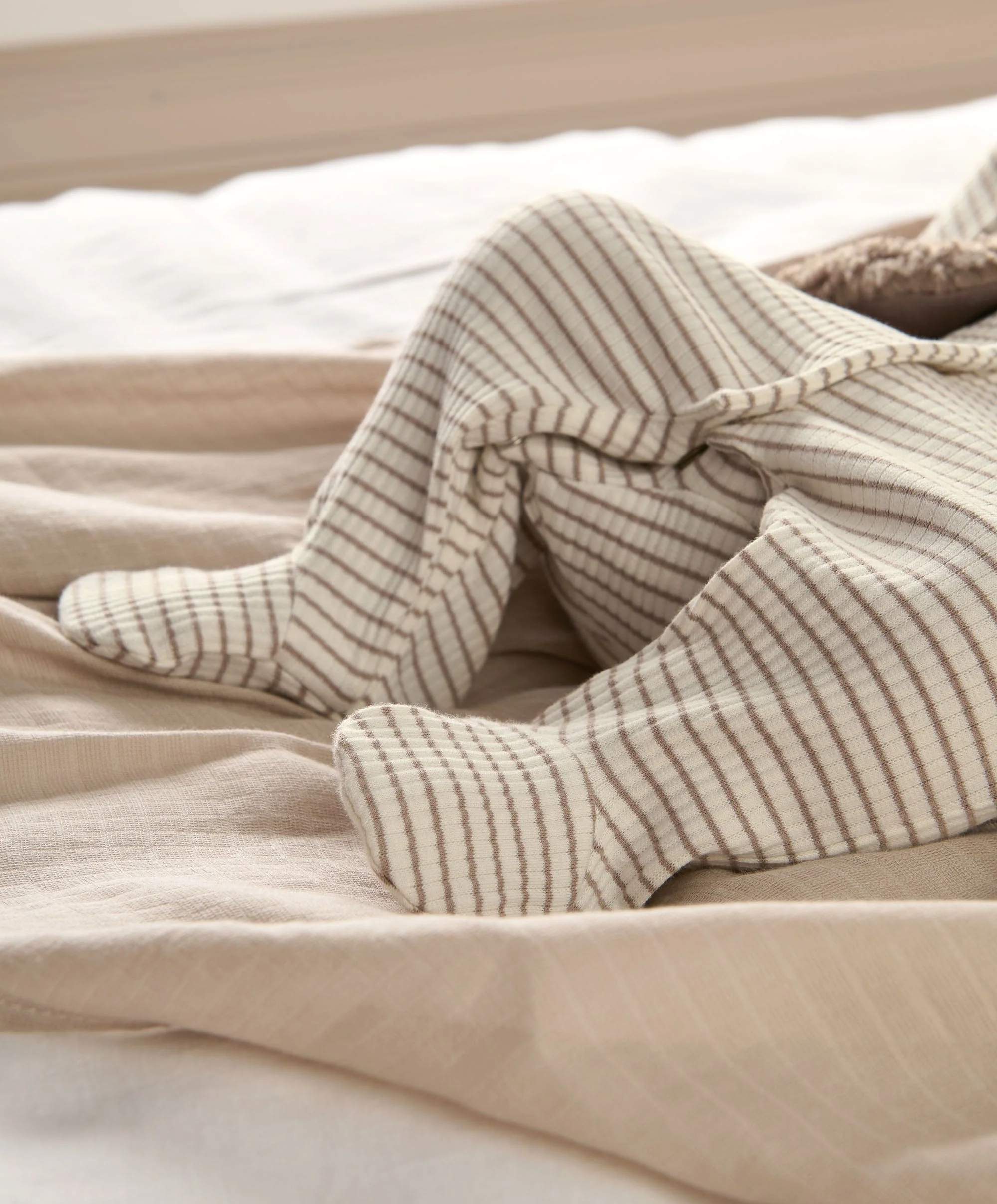 Borg Gilet & All in One Outfit Set - Sand - Image 4