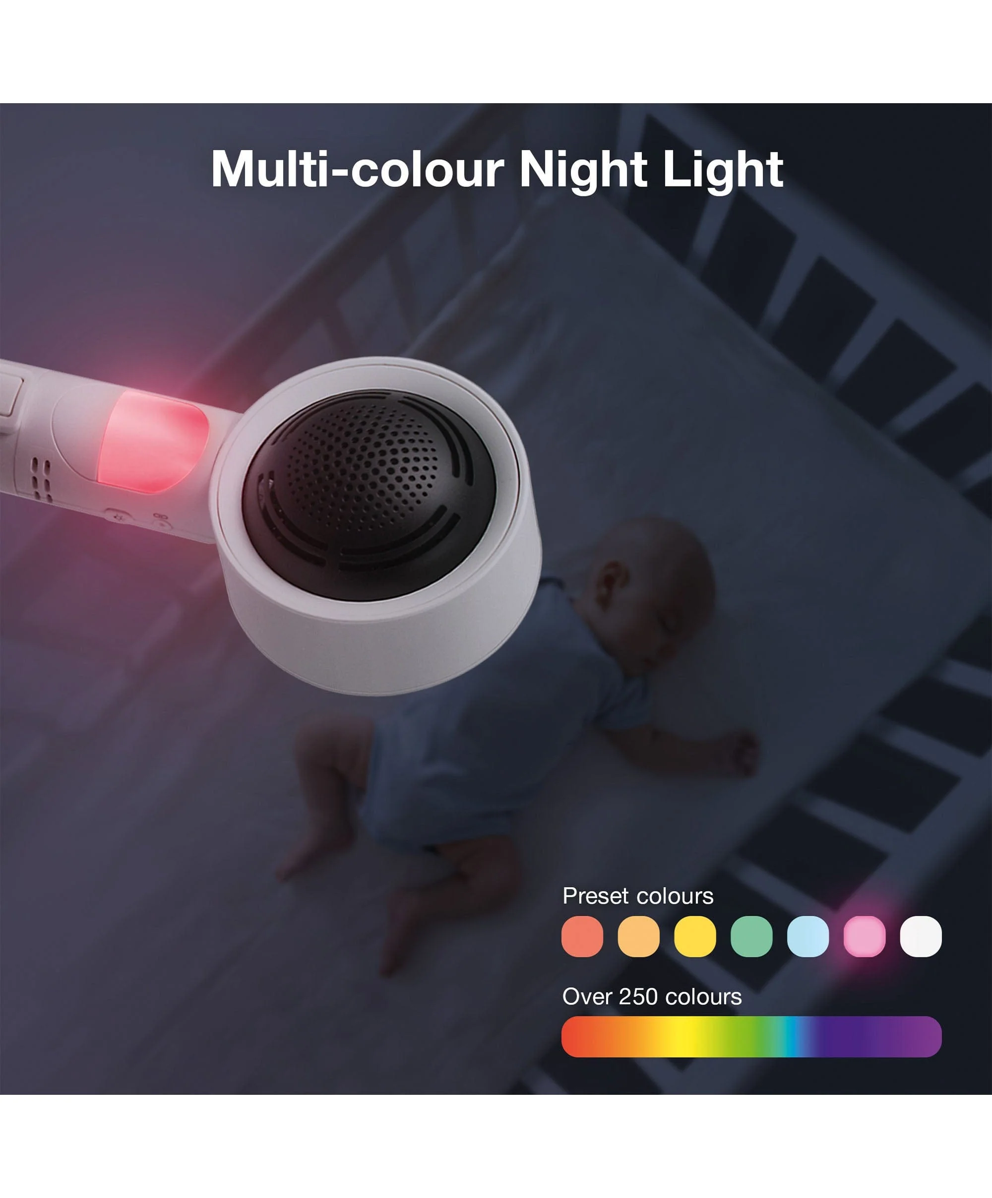 VTech RM7787HD 7” Over-The-Cot Smart Monitor - Image 10