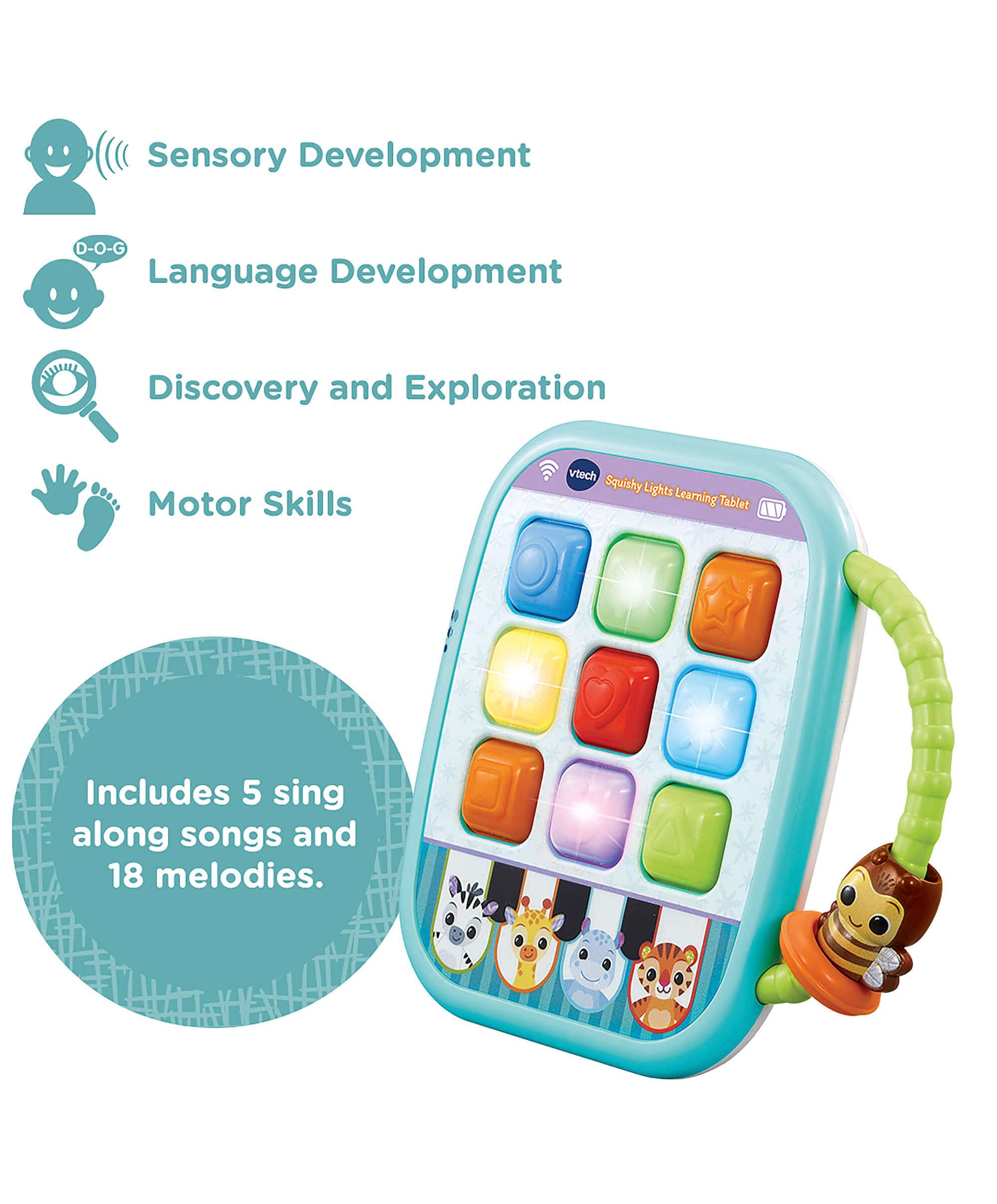VTech Squishy Lights Learning Tablet - Image 6