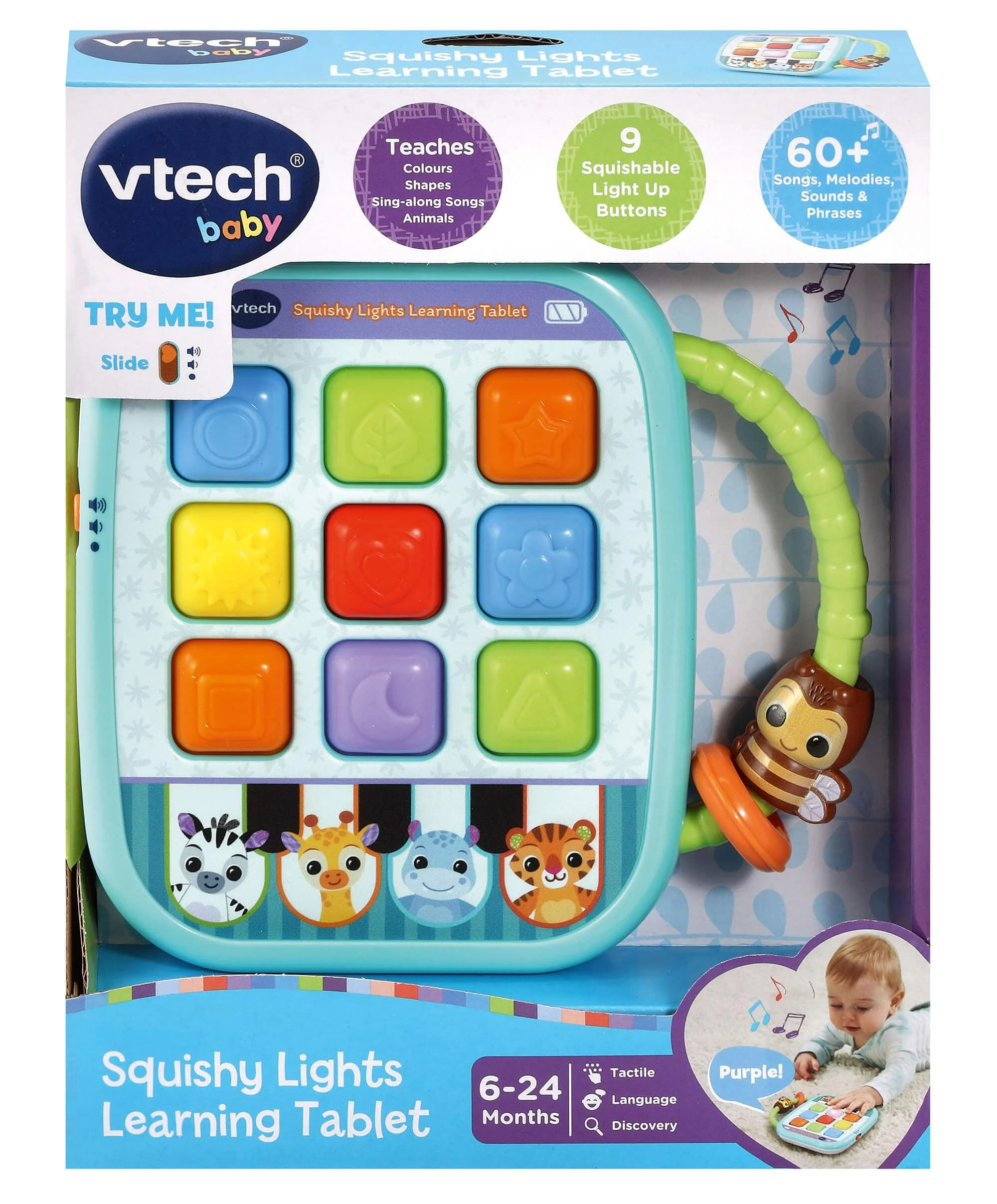 VTech Squishy Lights Learning Tablet - Image 7